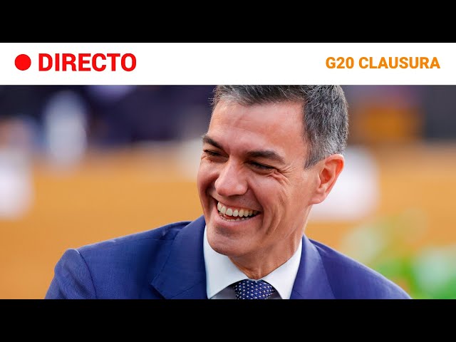 ⁣G20  EN DIRECTO: PEDRO SÁNCHEZ hace BALANCE de la CUMBRE tras la CLAUSURA | RTVE Noticias