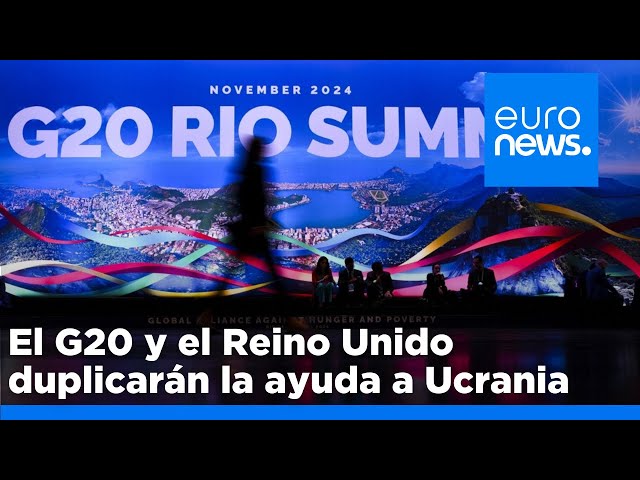 ⁣El G20 y el Reino Unido duplicarán la ayuda a Ucrania