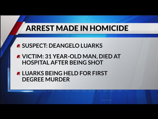 ⁣Man arrested in Denver homicide case