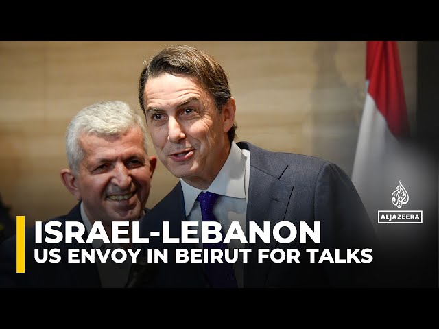 ⁣US envoy speaks positively after talks with mediators in Beirut