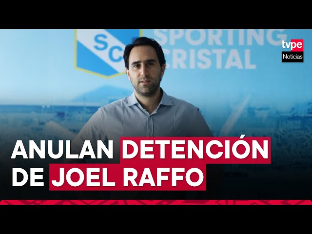 ⁣Fiscalía deja sin efecto detención preliminar del presidente de Sporting Cristal