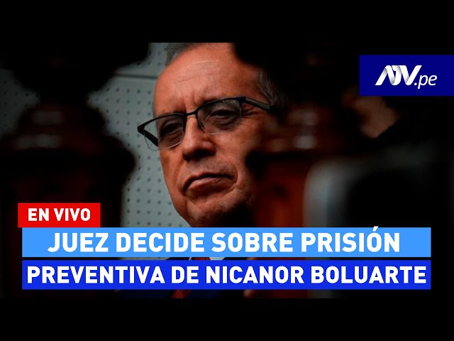 ⁣EN VIVO: JUEZ DECIDE SOBRE PRISIÓN PREVENTIVA DE NICANOR BOLUARTE