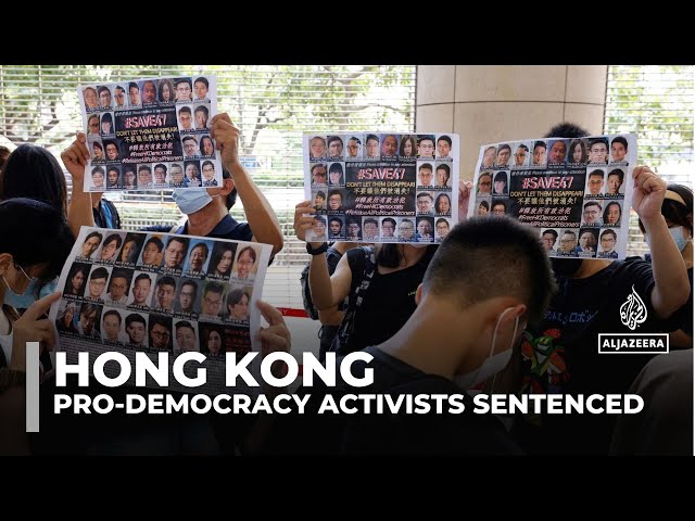 ⁣Hong Kong jails 45 pro-democracy activists in city’s largest security case