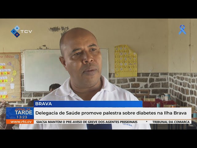 ⁣Delegacia de Saúde promove palestra sobre diabetes na Ilha Brava