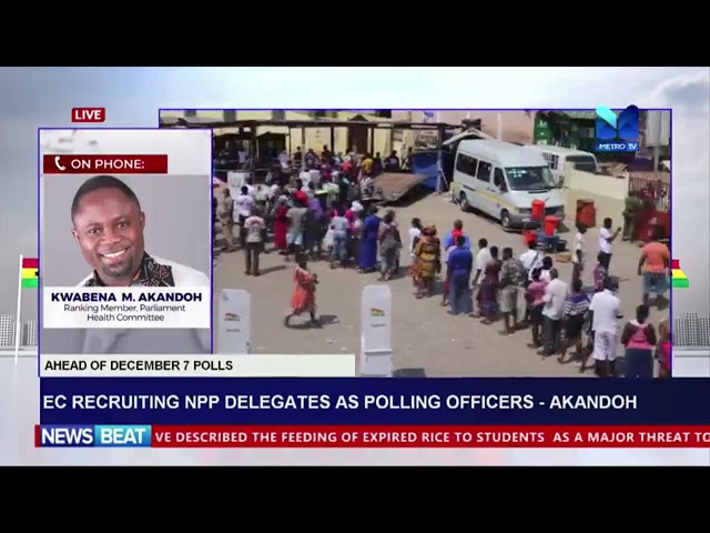 ⁣Electoral Commission is Recruiting NPP Delegates as Polling Officers ~ Kwabena Mintah Akandoh