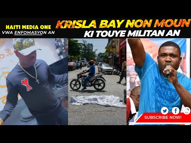 Krisla Devwale Kiyès Ki touye Militan Dickson Oreste, Elikopte Leta a Tounen Taksi