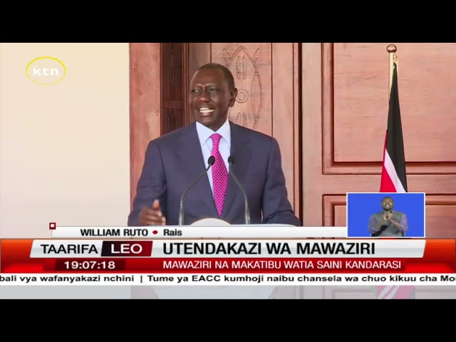 ⁣Rais Ruto awakosoa wanaoishishutumu serikali na utendakazi wao