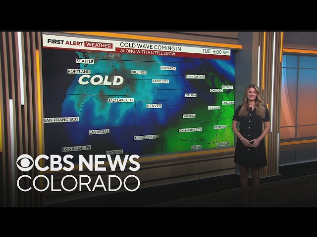 ⁣First Alert Weather Day: Cold and windy across Colorado with wind-chills in the teens and 20s for De