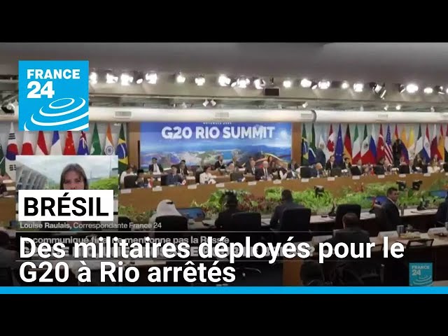 ⁣Des militaires déployés pour le G20 à Rio arrêtés pour un projet d'assassiner Lula en 2022