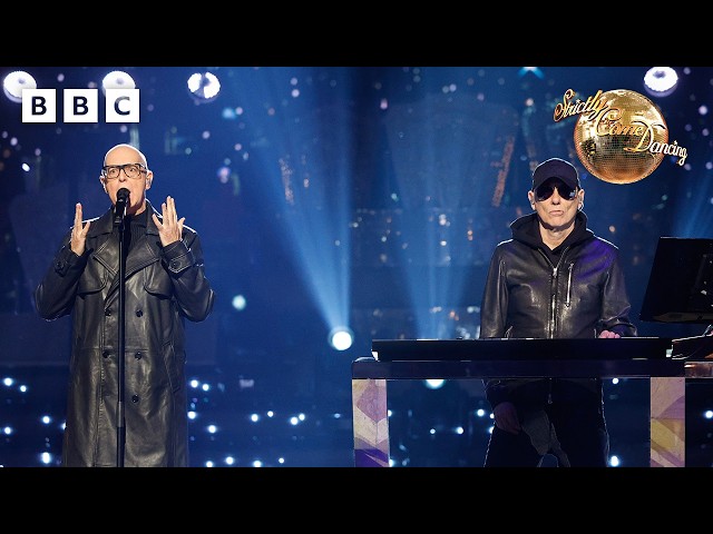 ⁣Pet Shop Boys perform 'All The Young Dudes' for Strictly Blackpool Week ✨  - BBC