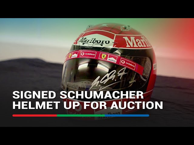 ⁣Schumacher helmet, McCartney guitar on offer at Ewbank's memorabilia sales | ABS-CBN News