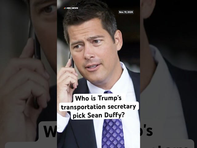 ⁣Who is Trump's transportation secretary pick Sean Duffy?