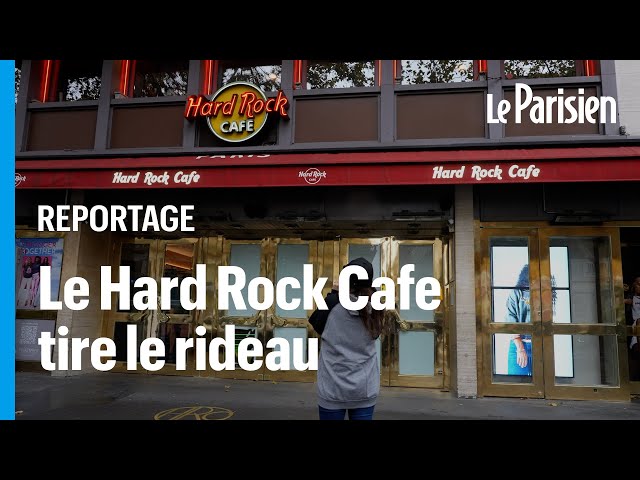 ⁣Le mythique Hard Rock Cafe de Paris ferme après 33 ans d’existence