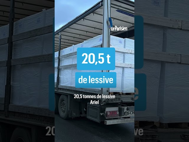 ⁣Un gang de contrefaçon de lessive démantelé, 42 tonnes saisies