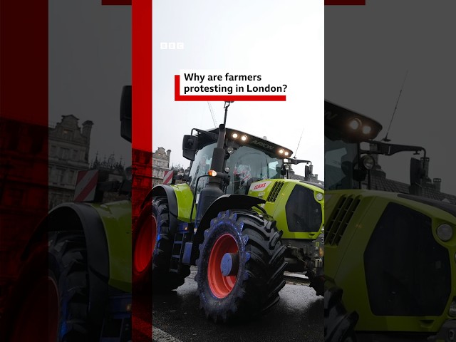 ⁣Why are farmers protesting in London? #Farmers #BBCNews