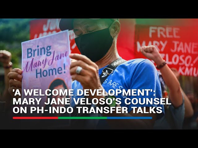 ⁣'A welcome development': Mary Jane Veloso's counsel on PH-Indo transfer talks | ABS-C