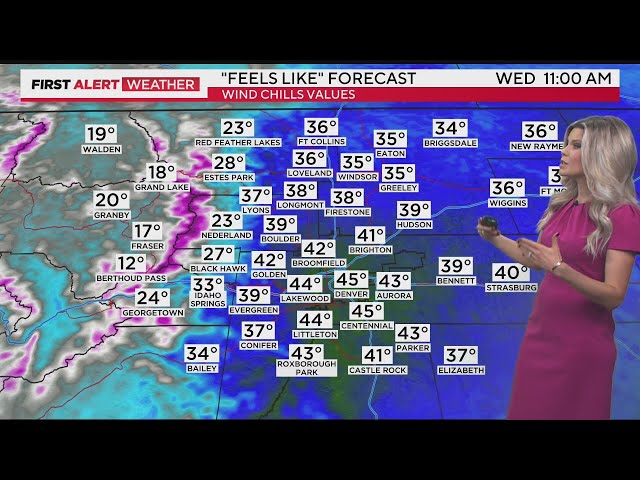 ⁣Bitter cold night ahead for Denver and across Colorado