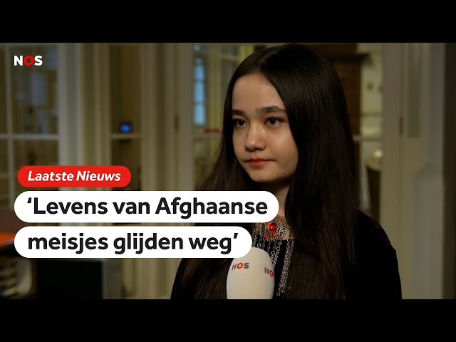 ⁣17-jarige winnares Kindervredesprijs zet zich in voor rechten van meisjes in Afghanistan