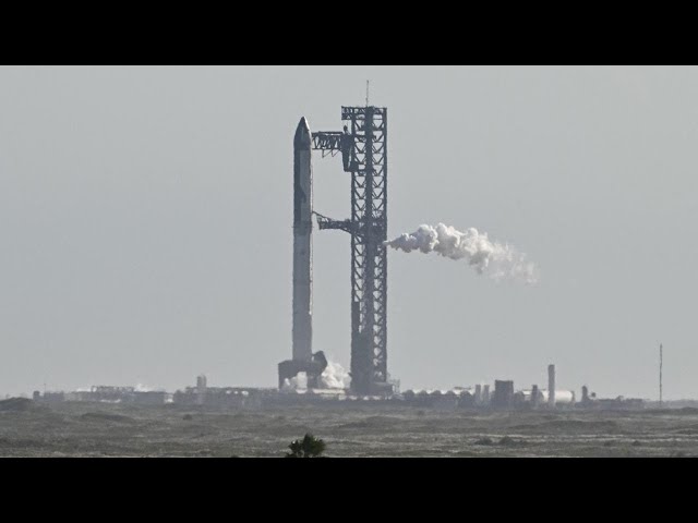 ⁣Inside the sixth test flight of the SpaceX Starship rocket