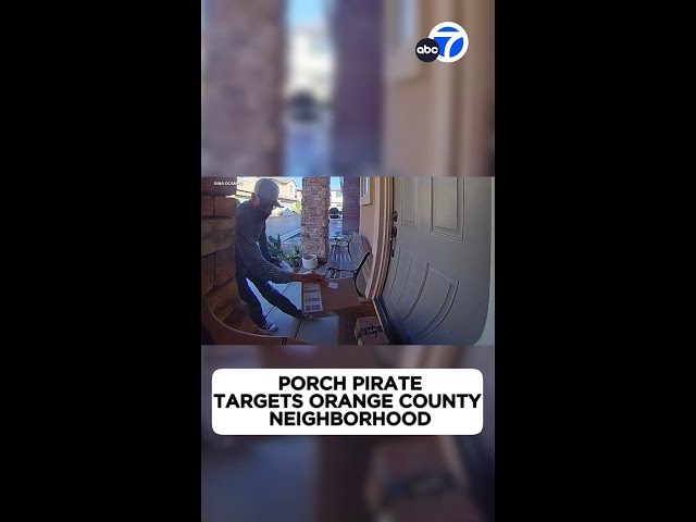 ⁣With holidays approaching, OC authorities warn of package thefts