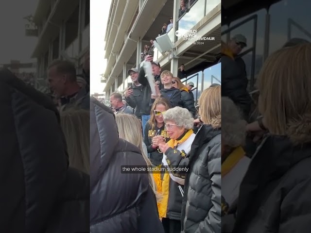 ⁣University of Colorado honors 100-year-old Buffaloes superfan