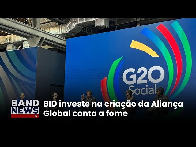 ⁣BID anuncia aporte de US$ 25 bilhões para aliança BandNewsTV