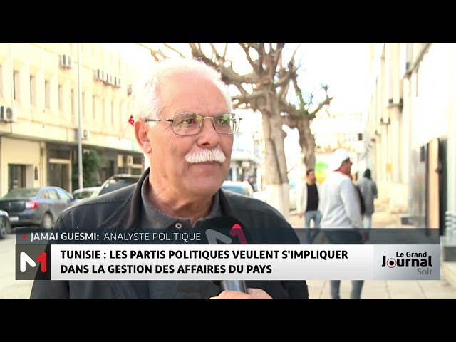 ⁣Tunisie : les partis politiques veulent s´impliquer dans la gestion des affaires du pays