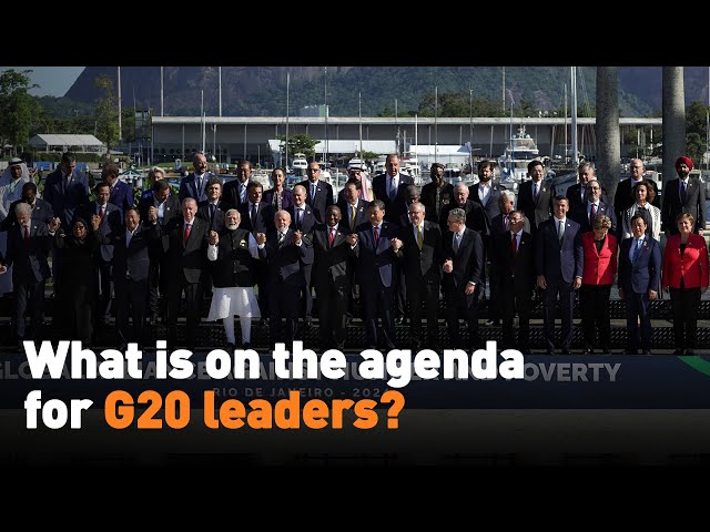 ⁣What is on the agenda for G20 leaders?