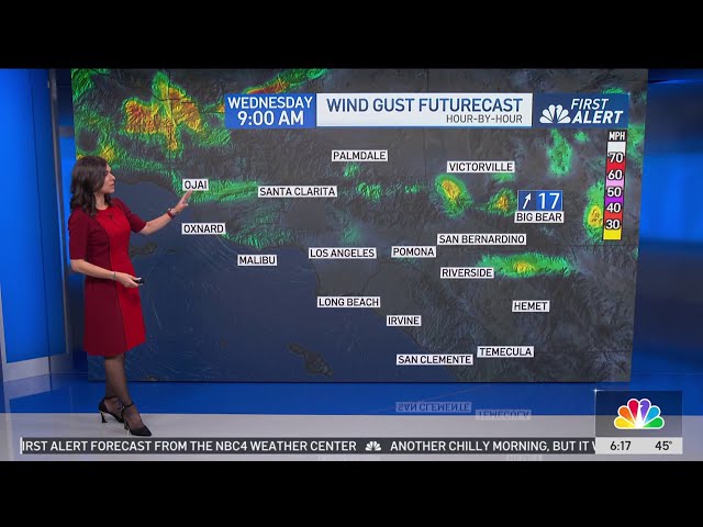 ⁣First Alert Forecast: Cold and windy