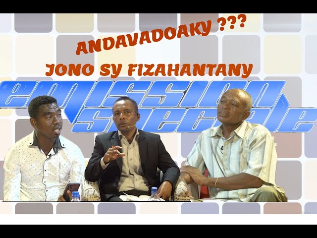 ⁣EMISSION SPECIALE JONO SY FIZAHANTANY DU 19 NOVEMBRE 2024 BY TV PLUS MADAGASCAR