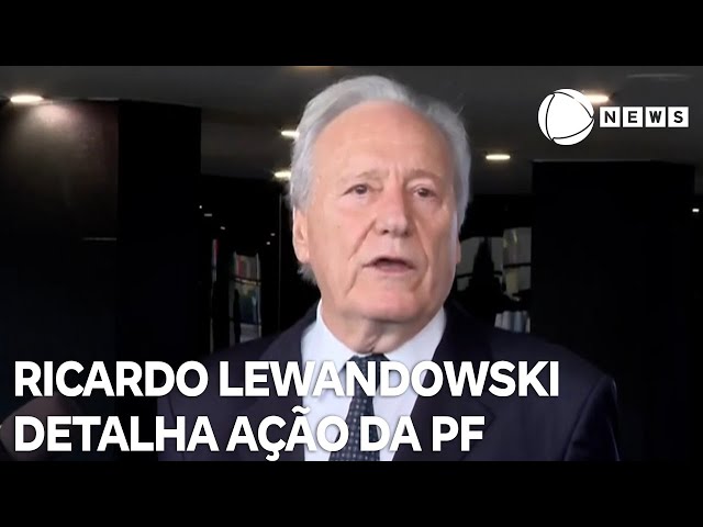 ⁣Lewandowski detalha ação da PF contra plano para matar Lula, Alckmin e Moraes