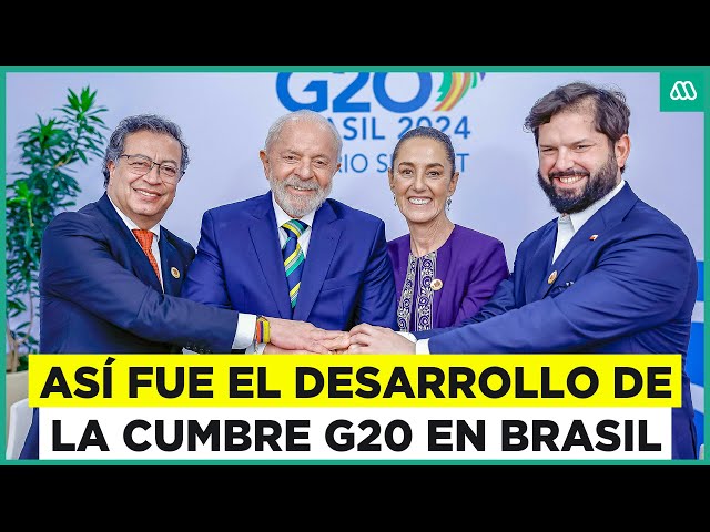 ⁣Así fue el desarrollo de la cumbre G20 en Brasil