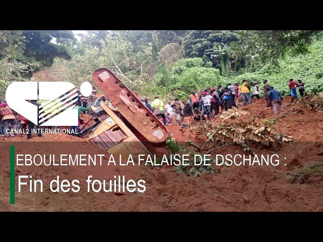 EBOULEMENT A LA FALAISE DE DSCHANG : Fin des fouilles