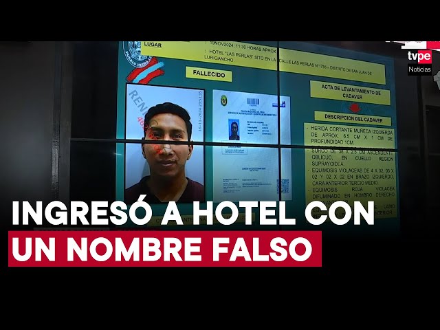 ⁣Feminicidio en Comas: PNP brinda detalles del hallazgo del cuerpo del efectivo en hotel de SJL