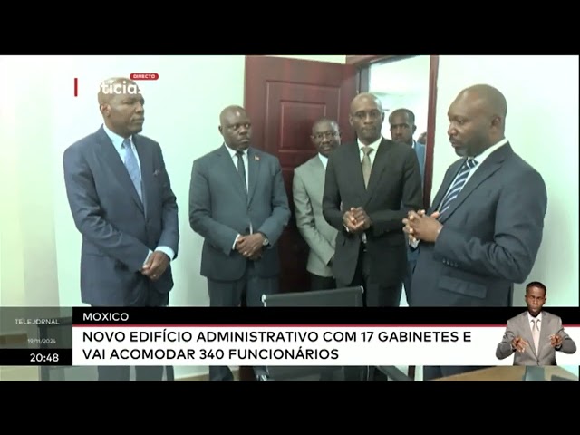 ⁣MOxico - Novo Edifício Administrativo com 17 Gabinetes e vai acomodar 340 funcionários