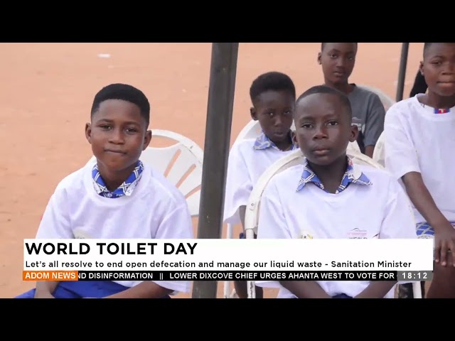 ⁣Let's all resolve to end defecation and manage our liquid waste   Sanitation Minister