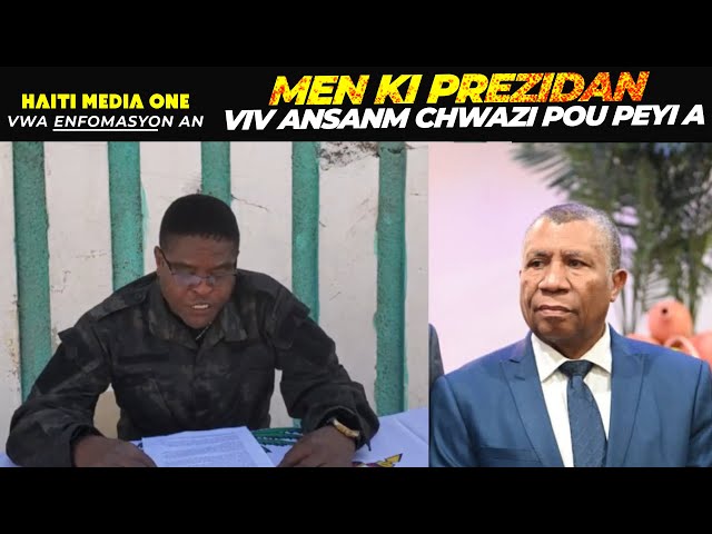 ⁣Men Nouvo Prezidan Viv Ansanm Chwazi Pou vin Dirije Peyi a