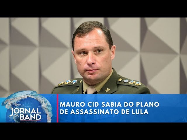 ⁣Mauro Cid sabia do plano de assassinato de Lula, diz investigação | Jornal da Band