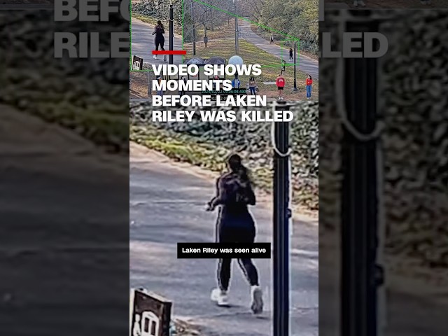 ⁣Video shows moments before Laken Riley was killed