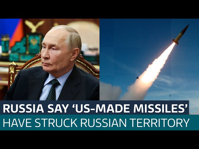 ⁣Russia says 'US-made long range missiles' have struck inside Russian territory | ITV News