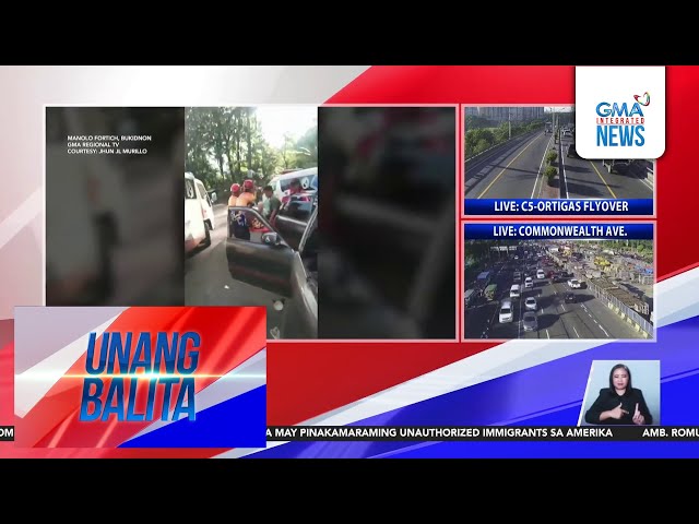 ⁣Isa, patay matapos bumangga ang sinasakyang kotse sa kasalubong na truck; 3, sugatan | Unang Balita