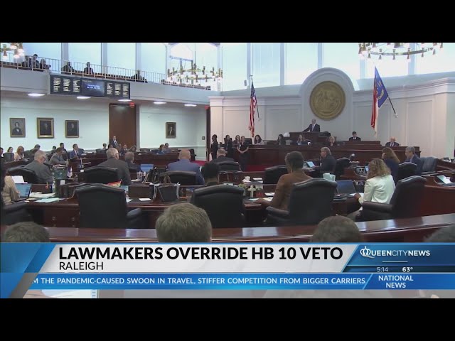 ⁣NC House votes to override governor veto on private school vouchers, immigration bill