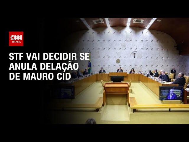 ⁣STF vai decidir se anula delação de Mauro Cid | CNN PRIME TIME