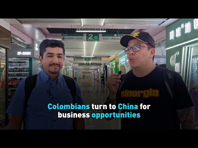 ⁣Colombians turns to China for business opportunities