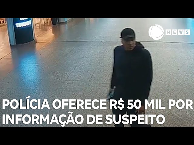 ⁣Polícia oferece R$ 50 mil por informação de suspeito por morte de delator