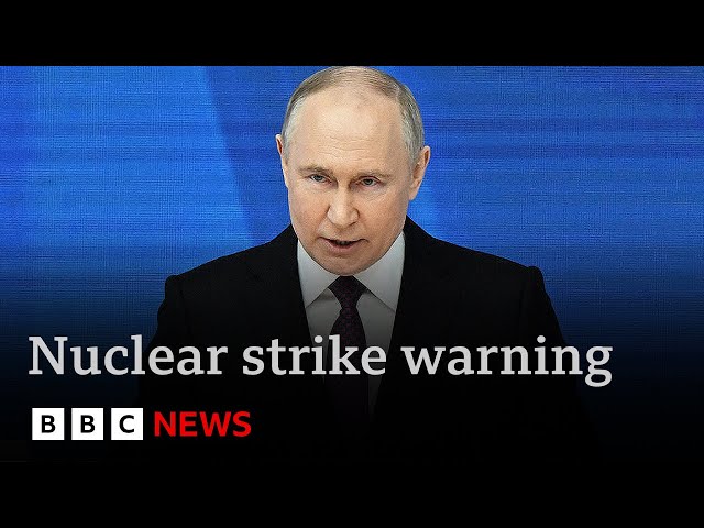 ⁣Putin declares Russia could launch nuclear strike in response to conventional attack | BBC News