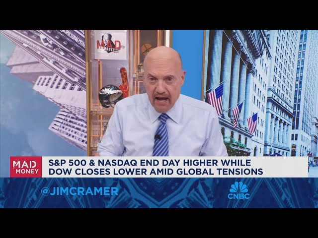 ⁣Jim Cramer looks at what lead Walmart to record highs today