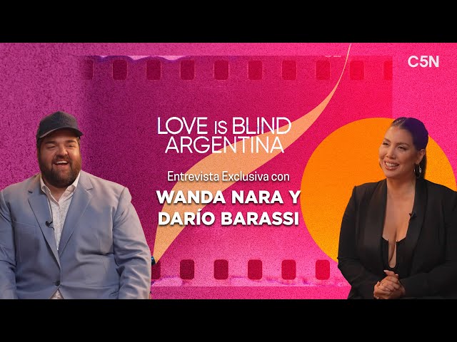 ⁣ENTREVISTA con WANDA NARA y DARÍO BARASI en el ESTRENO de "LOVE IS BLIND"