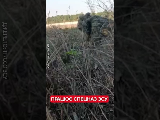 ⁣Рейд бійців ССО в тил ворога на Курщині #shorts