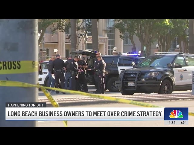 ⁣Long Beach business owners to meet over crime prevention, safety